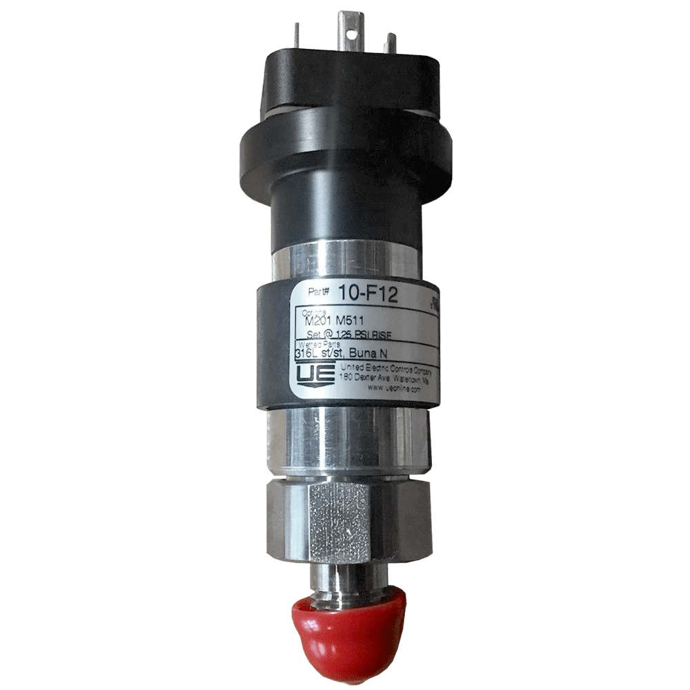 United Electric Pressure Switch, 10 Series Type 10F Models 10 to 12